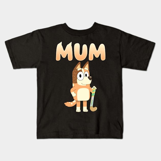 Love mum forever Kids T-Shirt by Quikerart